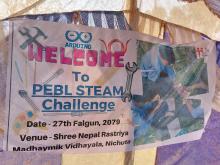 PEBL STEAM (Science Technology and Engineering Arts Maths) Challenge कार्यक्रम