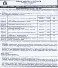 Invitation for Sealed Quotation For the Construction Work on the Following Project Notice