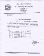 अन्तिम नतिजा प्रकाशन सम्बन्धमा