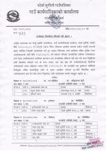 उम्मेदवार सिफारिस गरिएको बारे सूचना